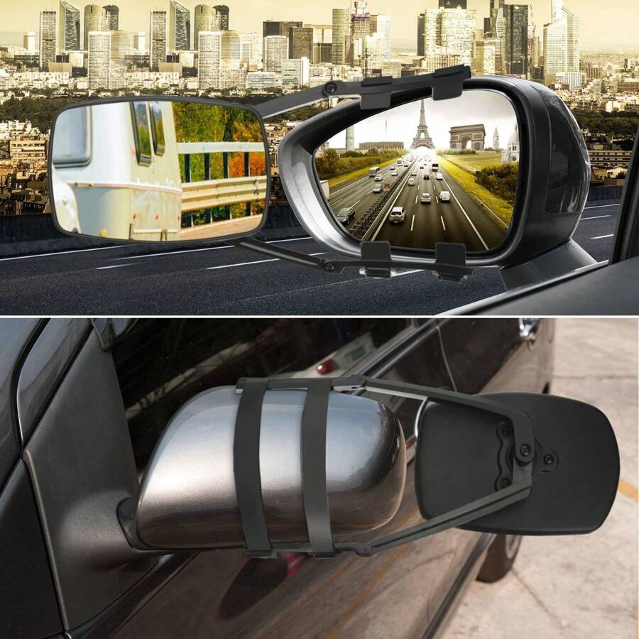 1PC RV Truck Car Trailer Extended Rear View Mirror RV Rear View Mirror