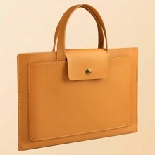 Laptop Bag Handbag Sleeve PU Leather Case For   Microsfoft 13 14 15 16 Notebook Tablet Briefcase