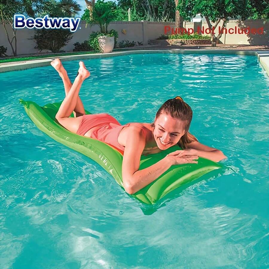 Bestway44007 Inflatable Swimming Pool Float, Swimming Pool Raft Float, Inflatable Cushion Swimming Pool Float, Adult Inflatable Swimming Pool Float Air Mattress, Board Inflatable Floating Bed For Water - Multicolor - View 1