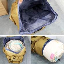 Travel Tote Backpacks - Màu xanh Ô liu - Xem 3