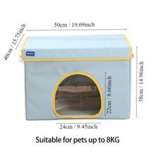 Nueva cama refrescante para mascotas de verano, almohadilla de enfriamiento plegable para gatos y perros, cama para mascotas de uso durante todo el año para mascotas con un peso de alrededor de 7 kg - Multicolor - Ver 2