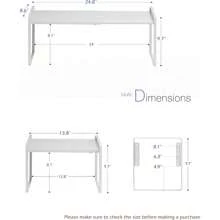 Cabinet Shelf Expandable Height Adjustable Organizer Riser For Kitchen Cabinet Pantry Cupboard Under Sink Countertop Organization Storage Space Saver Stackable Heavy Duty Metal White - 白色 - 查看 2