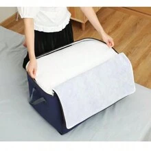 Moving Quilt Packing Clothes Sorting Clothes Luggage Non-Woven Quilt Storage Bag 1 - Grey - View 7