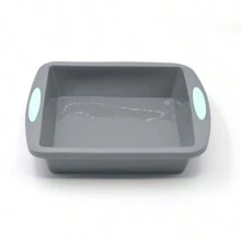 11 inch Vodolo Silicone Bread Loaf Pan,Non-Stick Silicone Baking Mold for Homemade Bread, Cake, Metal Reinforced Frame Secure - Grey - View 14