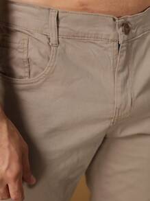 Men Jeans - Khaki - View 5