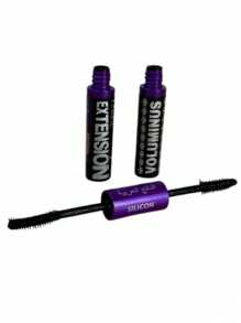 Shaery Double Brush Mascara With Ultra Premium Wax - Black - View 4