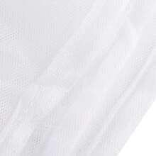 4 Corners Post Bed Canopy Curtain Mosquito Net Or Frame Single Double King - White - View 7