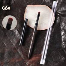 1 Pack Of 50pcs Square & Circle Design Nail Art Display Fan Board With Spoons, Including 1pc Single Black/White Iron Display Stand, Ideal For Nail Salon Or Personal UseChristmas