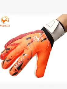 Găng tay thủ môn bóng đá MAICCA dành cho thanh thiếu niên và người lớn, bảo vệ thể thao chống trượt bằng cao su - Màu vàng - Xem 4