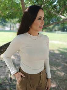 Women Tank Tops & Camis - Beige - View 3