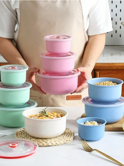 3pcs Refrigerator Fresh-Keeping Storage Set, Including Small/Medium/Large Boxes, Good Quality, Thickened And Durable