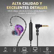 Audífonos Intraurales Popcorn Bass X8 Pro In-ear Gamer Con Micrófono - Morado - Ver 3