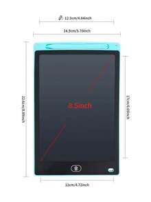 1pc LCD Writing Tablet Drawing Board, 8.5-Inch Monochrome Screen Electronic Writing Pad For Learning And Drawing, Gift For Education, Study And Travel! - Blue - View 7