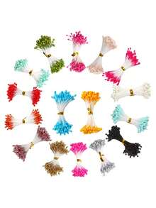 16色1360枝混合3mm珍珠花蕊裝飾用 - 彩色 - 查看 4