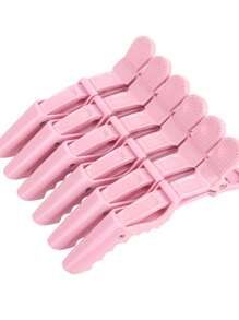 6PCS  Pastel Alligator Hair Clips Professional Alligator Clips For Hair, Hair Clips For Styling, Hair Styling Clips, Aligator Clips, Salon Hair Clips, Plastic Hair Clips - Multicolor - View 12