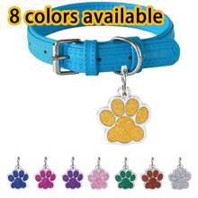 1pc Personalized Engraved Dog Tags For Pets, Custom Dog Tag With Name And Text For Dog Collar, Stainless Steel Bone Dog ID Tag For Puppy And Small Dogs - Multicolor - View 4