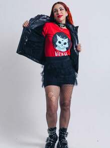 Women Down Coats - màu đen - Xem 5