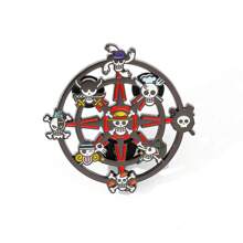 ONE PIECE 1Pc Anime Brooch Fashion Roronoa Zoro Enamel Lapel Badge Backpack Shirt Clothes Pin Jewelry Accessories Gift