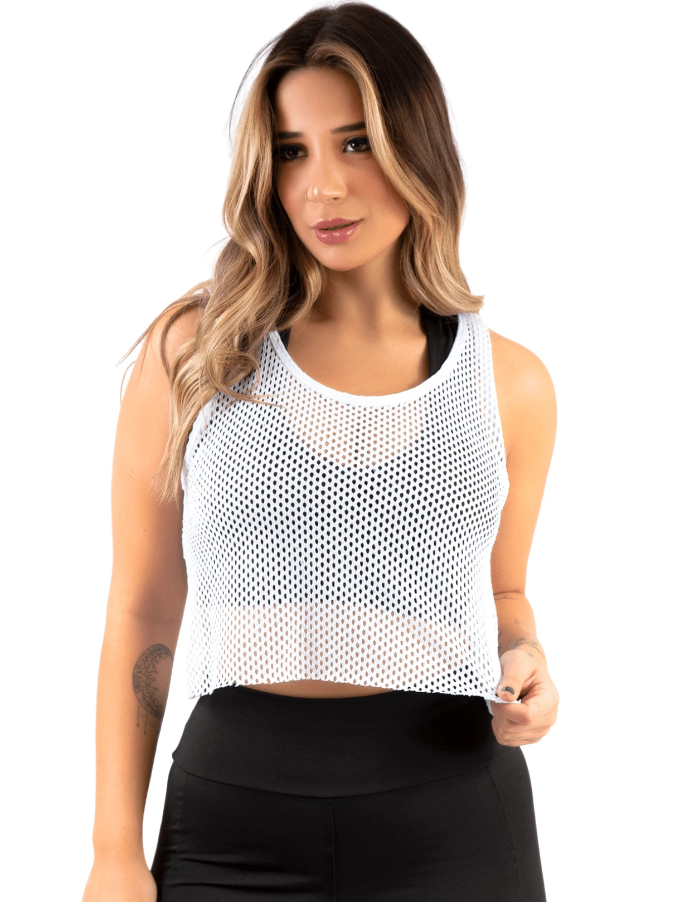 Women Basic Tops - 白色 - 查看 1