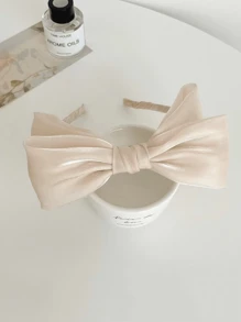 1pc Kids' Multicolor Mesh Bow Hairband, Fashionable And Sweet Daily Accessory