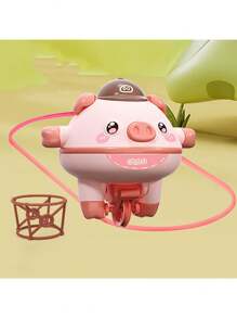 Đồ chơi xe đạp một bánh đi trên dây mới lạ, Heo con cân bằng Roly-Poly, Đi trên dây cho lợn, Xe quay con quay hồi chuyển bằng đầu ngón tay, Robot cân bằng chống trọng lực đi trên dây, Con quay hồi chuyển (Hồng) - Nhiều màu - Xem 2