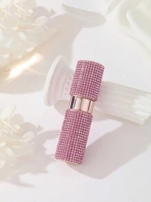 8ml Diamond Style Perfume Refillable Bottle With Press-And-Spray Pump, Portable And Leak-Proof, With Fine Mist Dispenser And Lipstick Style Design, Featuring Rotating And Stretching Nozzle, Durable And High-Quality, Perfect For An Upscale Lifestyle