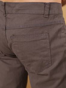 Men Jeans - 深灰色 - 查看 6