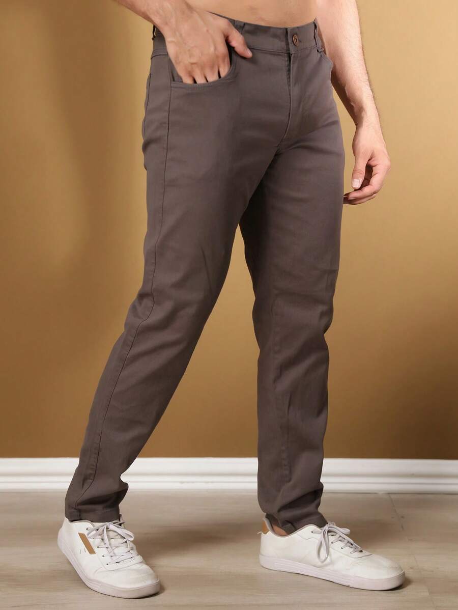 Men Jeans - 深灰色 - 查看 1