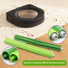 21件組套iRobot Roomba S9+ S系列機器人吸塵器配件更換套件（2組橡膠刷，5個濾網，5個側面刷，5個塵袋，1個清潔刷，1個螺絲刀） - 黑色 - 查看 3