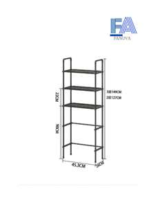03Estante de almacenamiento multifuncional para baño, inodoro y balcón, estante de baño - Multicolor - Ver 4