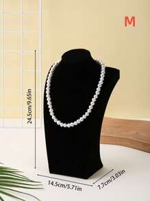 1 Giá Trưng Bày Trang Sức Bằng Nhung Sang Trọng Dành Cho Dây Chuyền, Giá Treo Mặt Dây Chuyền Hình Mannequin Phong Cách, Hoàn Hảo Cho Các Buổi Trưng Bày Ngày Lễ, Triển Lãm Trang Sức Mùa Mới, Lý Tưởng Cho Quà Tặng Giáng Sinh, Năm Mới và Ngày Valentine, Nâng Tầm Mặt Tiền Cửa Hàng Của Bạn Với Phụ Kiện Sang Trọng, Thu Hút Khách Hàng Với Màn Trưng Bày Bắt Mắt, Hoàn Hảo Cho Các Nhà Bán Lẻ Thời Trang Và Những Người Yêu Thích Trang Sức, Trưng Bày Bộ Sưu Tập Độc Đáo Của Bạn Với Phong Cách Tinh Tế, Nâng Cao Cách Trình Bày Trang Sức Của Bạn, Phụ Kiện Trưng Bày Không Thể Thiếu Cho Các Chương Trình Khuyến Mãi Và Sự Kiện Theo Mùa. - màu đen - Xem 7