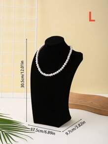 1 Giá Trưng Bày Trang Sức Bằng Nhung Sang Trọng Dành Cho Dây Chuyền, Giá Treo Mặt Dây Chuyền Hình Mannequin Phong Cách, Hoàn Hảo Cho Các Buổi Trưng Bày Ngày Lễ, Triển Lãm Trang Sức Mùa Mới, Lý Tưởng Cho Quà Tặng Giáng Sinh, Năm Mới và Ngày Valentine, Nâng Tầm Mặt Tiền Cửa Hàng Của Bạn Với Phụ Kiện Sang Trọng, Thu Hút Khách Hàng Với Màn Trưng Bày Bắt Mắt, Hoàn Hảo Cho Các Nhà Bán Lẻ Thời Trang Và Những Người Yêu Thích Trang Sức, Trưng Bày Bộ Sưu Tập Độc Đáo Của Bạn Với Phong Cách Tinh Tế, Nâng Cao Cách Trình Bày Trang Sức Của Bạn, Phụ Kiện Trưng Bày Không Thể Thiếu Cho Các Chương Trình Khuyến Mãi Và Sự Kiện Theo Mùa. - màu đen - Xem 6