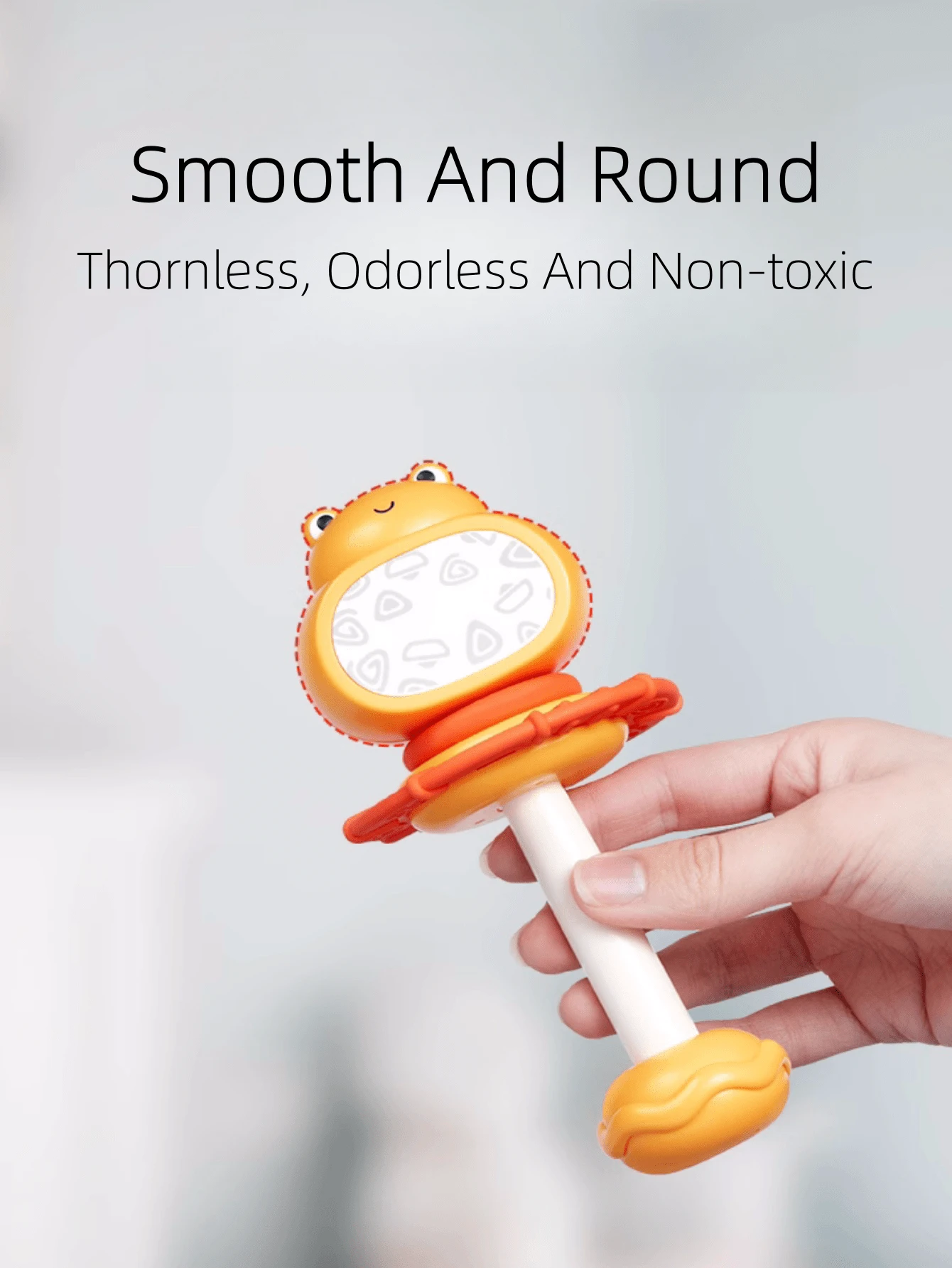 Ages 03 Maracas Baby Teething Toys, Rattle Baby Teether Toy, Material