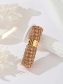 8ml Diamond Style Perfume Refillable Bottle With Press-And-Spray Pump, Portable And Leak-Proof, With Fine Mist Dispenser And Lipstick Style Design, Featuring Rotating And Stretching Nozzle, Durable And High-Quality, Perfect For An Upscale Lifestyle