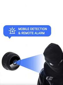 Cámara de seguridad   resolución de 2MP visión nocturna Mini Cámara A9 - Negro - Ver 4