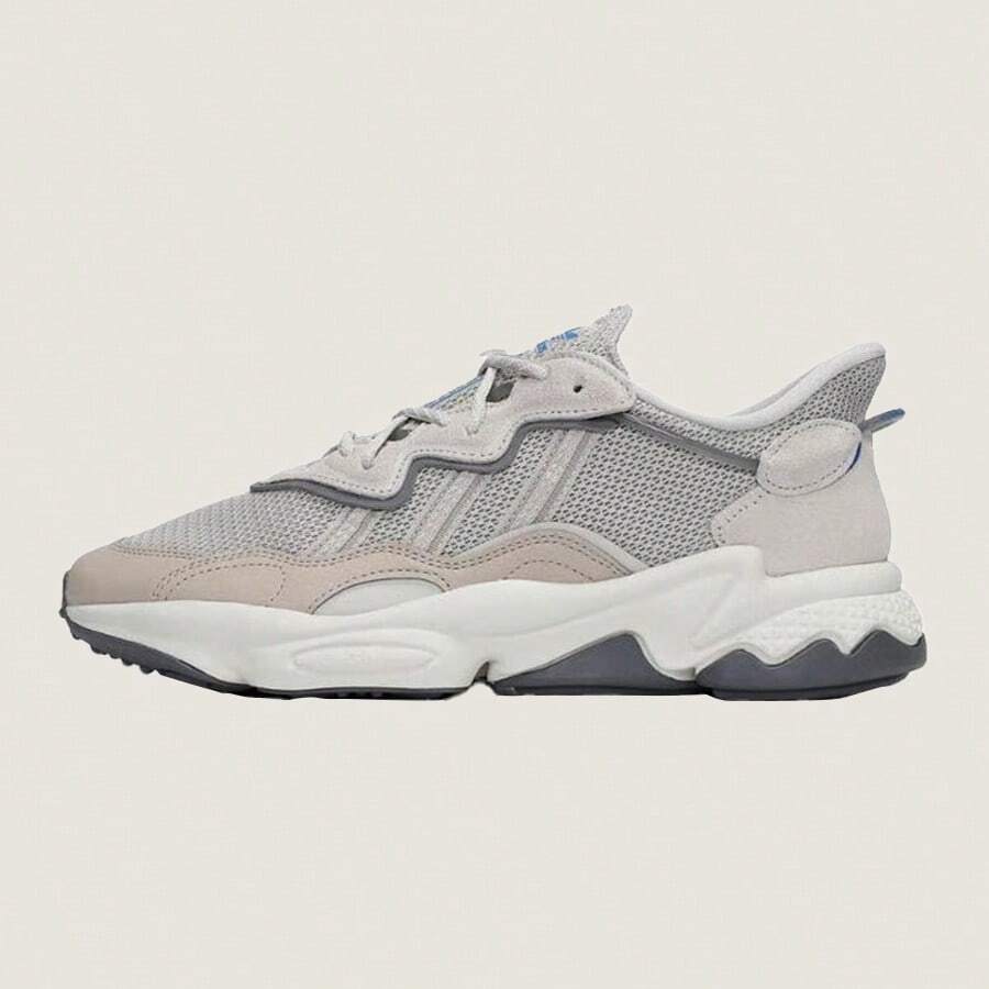 Adidas Originals Giày phong cách sống cổ thấp chống sốc, chống sốc Ozweego, Unisex Nâu/Xanh IG3555 - màu nâu - Xem 1