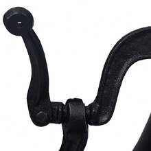 13.6in Farm Dinner Bell, Large Antique Vintage Style Farmhouse Gate Bell For Outdoor Garden Patio Farm Christmas Black