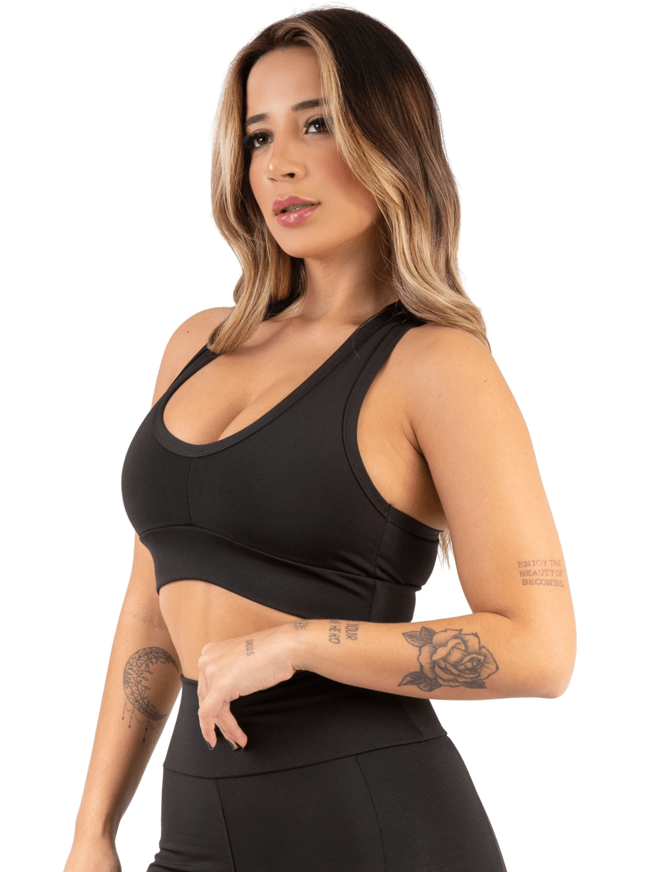 Women Basic Tops - Black - View 1