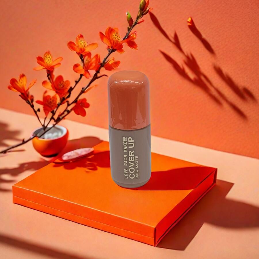 LOVE RAIN COVER UP BASE MATTE Light Weignt crease Free COVER UP 100% ORIGINAL  Base Liquida