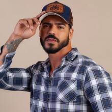 Men Beret Hats - 藏蓝色 - 查看 2