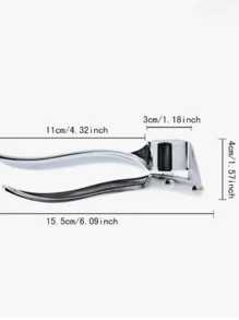 1pc Manual Garlic Masher, Household Handheld Garlic Peeler, Garlic Grinding Bowl, Garlic Smash Machine, Garlic Paste Maker, Garlic Press, Handheld Ginger Grinding Machine Kitchen Gadget