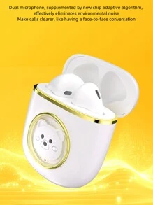 Tai nghe nhạc trong tai không dây thực sự Tai nghe thể thao thoải mái VideoTWS HIFI Dolby Bass Stereo HD Tai nghe gọi cho Android Tương thích với trò chơi điện thoại di động IPhone Tai nghe tai nghe thông minh - màu xanh lá - Xem 4