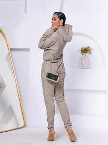Women Two-Piece Outfits - 米色 - 查看 2