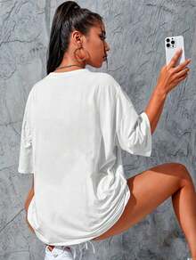 Women T-Shirts - trắng - Xem 4