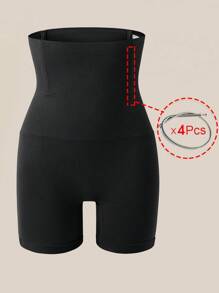 2Pcs High Waist Trainer Body Shaper Shorts Bottoms Tummy Control Panties Slimming Sheath Woman Flat Belly Hip Butt Lifter Briefs Panty Shapewear Seamless Underwear Shaping Panties
