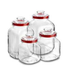 "Country" Contenedor  de Vidrio - Galletero de Vidrio - transparente - Ver 1