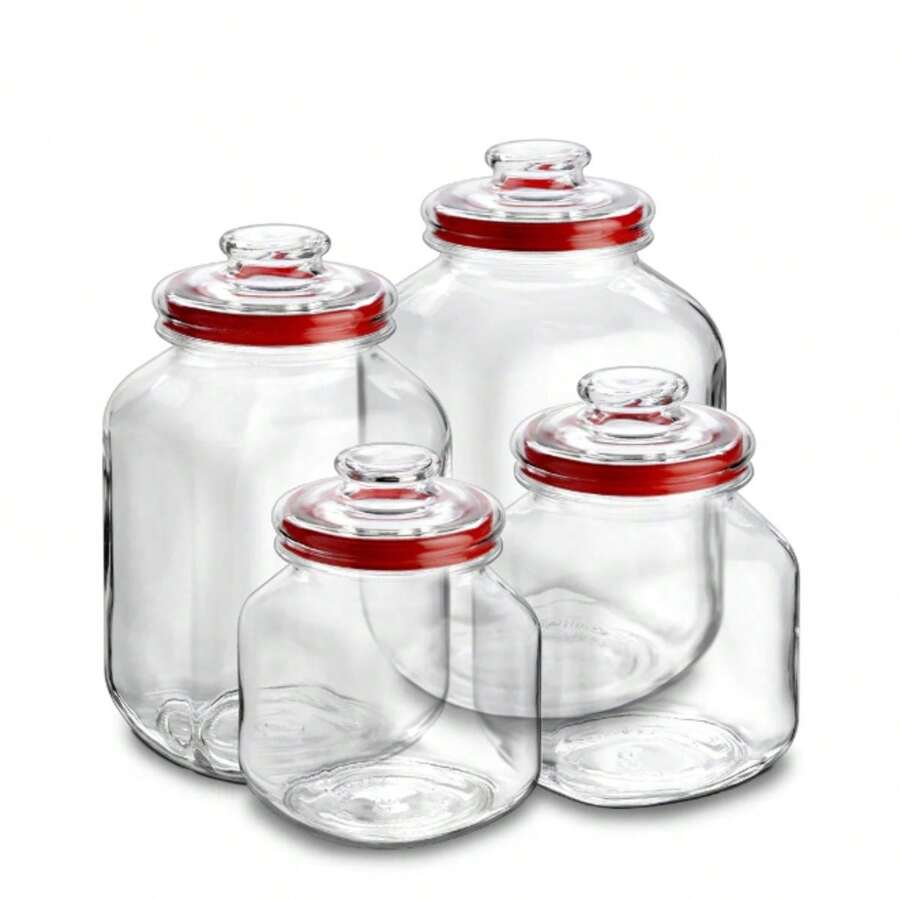 "Country" Contenedor  de Vidrio - Galletero de Vidrio - transparente - Ver 1