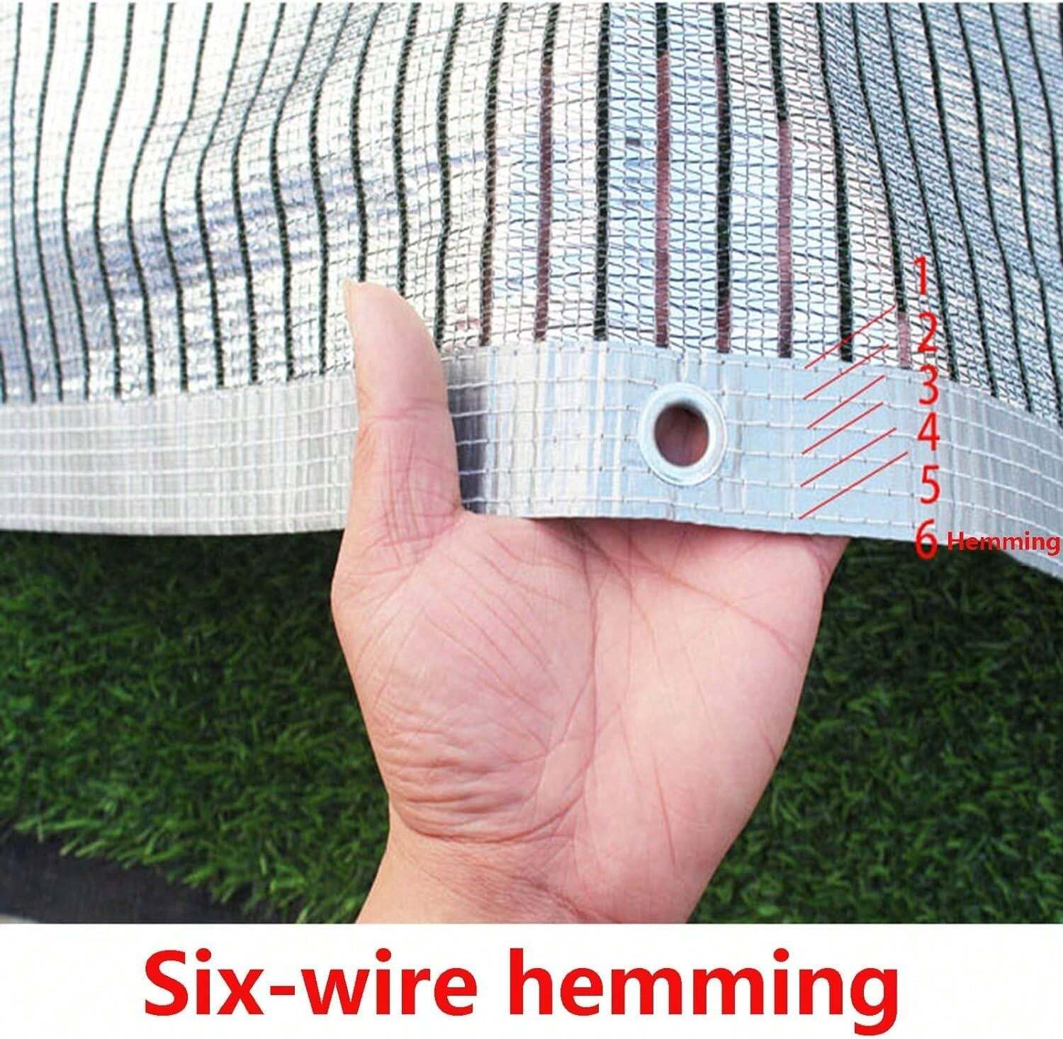 1pc 90 Sun Shade Cloth With Grommets, Shade Canopy Fabric