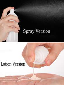 50ml/150ml Cute Little White, Pressing Spray Bottle, Emulsion Bottle, Travel Portable Set Spray Bottle Makeup Skin Care Products Facial Spray Vacuum Small Empty Bottle Suitable For Home And Outdoor Travel. Christmas Present