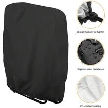 1pc/2Pcs Outdoor Folding Chair Covers - Folding Chair Storage Covers Easy To Use Convenient To Store Suitable For Use In All Weathers,Bag,Organizer,Storage,Kitchen Decor,Household Items - Multicolor - View 11